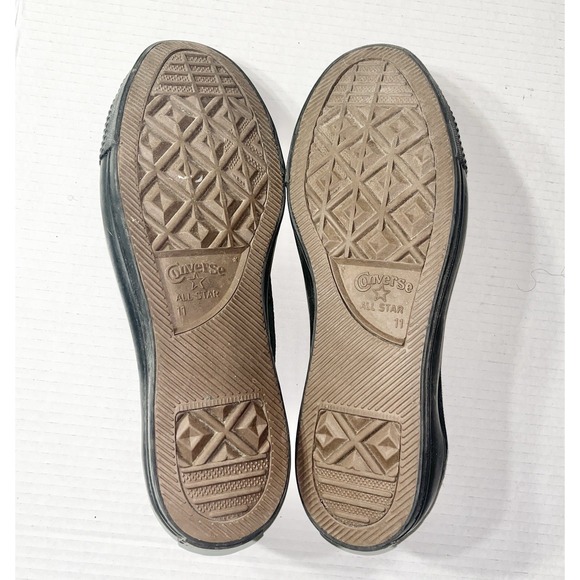 Converse Chuck Taylor All Star Sneakers Men's 11 Black Suede 142039C Hipster Emo - Picture 7 of 7